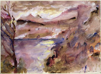 Vue du lac Walchen, 1919 - Lovis Corinth